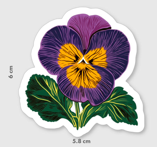 Pansy sticker