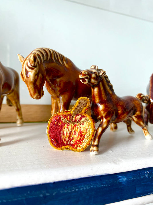 Apple brooch